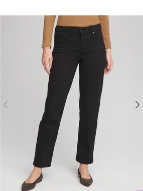 Chico's Black Straight-Leg Women's Jeans